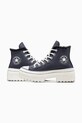 Converse trampki skórzane Chuck Taylor All Star Lugged Heel szary A10152C