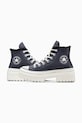 Converse trampki skórzane Chuck Taylor All Star Lugged Heel szary A10152C