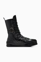 Шкіряні кеди Converse Chuck 70 Plus XHi пласка чорний A09381C