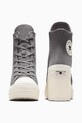 Obuwie Converse trampki zamszowe Chuck 70 De Luxe Heel A12327C szary