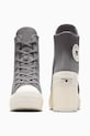 Обувь Замшевые кеды Converse Chuck 70 De Luxe Heel A12327C серый