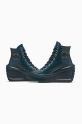 Кожаные кеды Converse Chuck 70 De Luxe Wedge тёмно-синий A10037C