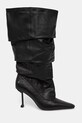 Naked Wolfe ghete de piele Vern Vern.Nappa.Prince.Black negru AW24