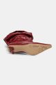 Naked Wolfe ghete de piele Vern Vern.Crinkle.Patent.Red rosu