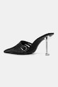 Παπούτσια Δερμάτινα mules Naked Wolfe Chromed Chromed.Black.Leather μαύρο