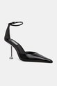 Naked Wolfe stilettos de piele Valerie subțire negru Valerie.Box.Black
