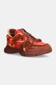 Lacoste sneakersy L003 Active Runway tekstylny pomarańczowy 48SFA0076