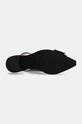 Lodičky GANNI Feminine Buckle Slingback Pump Naplack S2892 černá