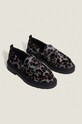 Hoff mokasyny skórzane MOCASIN LEOPARD GRIS 22428003 szary AW24