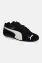 Puma sneakersy zamszowe Speedcat OG płaska czarny 398846