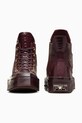 Obuwie Converse trampki skórzane Chuck 70 DE Luxe Squared A10039C bordowy