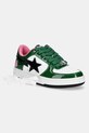 A Bathing Ape leather sneakers BAPE STA #1 L 1K80291301 green