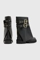 Kožené členkové topánky AllSaints Drew Boot W158FB čierna