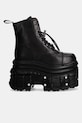 Kožené workery New Rock CRUST NEGRO + TANK NEGRO TORNILLOS E-34 M.MILI083CCT.C4 černá AW25