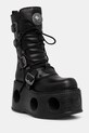 New Rock ghete de piele ITALI Y NOMADA NEGRO + SPACE MUELLES M.373.S2 negru AW24