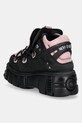 Obuwie New Rock sneakersy nubukowe Nobuck Negro + Nobuck Rosa + Tower Negro Lateral M.106.C26 czarny