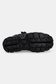 Nubukové tenisky New Rock Nobuck Negro + Nobuck Rosa + Tower Negro Lateral M.106.C26 černá