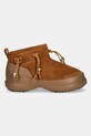 Замшеві чоботи Moon Boot MB LUNA LOW SUEDE BEADS 80D2480100.M008 коричневий AW24