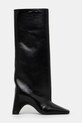 Кожаные сапоги Coperni Bridge Boot COPSH03420C чёрный AW24