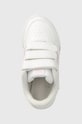 adidas Originals sneakersy skórzane dziecięce TEAM COURT 2 STR CF biały ID6635