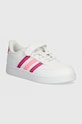 adidas sneakers pentru copii BREAKNET 2.0 EL C textil alb IE3791