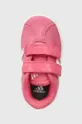 rosa adidas scarpe da ginnastica per bambini VL COURT 3.0 CF