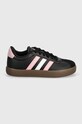 adidas sneakers pentru copii VL COURT 3.0 JH6607 negru AW24