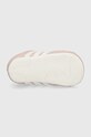 adidas Originals incaltaminte din piele pentru bebelusi GAZELLE CRIB JI2045 roz