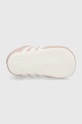 Δερμάτινα βρεφικά παπούτσια adidas Originals GAZELLE CRIB JI2045 ροζ