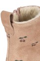 Дитячі замшеві черевики Konges Sløjd PIPPI PULL ON BOOT помаранчевий KS101280