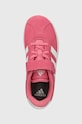 Детские замшевые кроссовки adidas VL COURT 3.0 EL C розовый IH4954