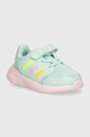adidas sneakersy dziecięce Tensaur Run 3.0 EL syntetyczny zielony IH7783