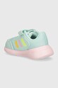 Dziewczynka adidas sneakersy dziecięce Tensaur Run 3.0 EL IH7783 zielony