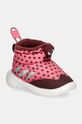 Дитячі чоботи adidas MONOFIT BOOT Minnie з утепленням рожевий IE6023
