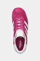 Dječje tenisice od brušene kože adidas Originals GAZELLE C roza IF9806