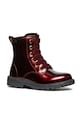Geox bocanci copii SHAYLAX cu snur burgundia J46EXA.00067.36.39