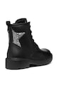 Djevojčice Kožne dječje čizme Geox CASEY J9420G.054EW. crna