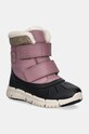 Geox buty zimowe dziecięce FLEXYPER AB syntetyczny różowy J46APC.054FU.28.35