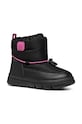 Dětské sněhule Geox WILLABOOM imitace kůže černá J46HWE.0FU54.36.39