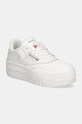 Дитячі шкіряні кросівки Reebok Classic CLUB C EXTRA шкіра з покриттям білий 100075205