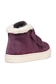Fete Geox cizme de iarnă pentru copii din piele întoarsă NASHIK WPF B465XA.00077.24.27 violet