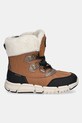 Geox cizme de iarna pentru copii FLEXYPER AB J46APA.0AU50.28.35 maro AW24