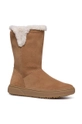 Geox scarpe invernali in pelle scamosciata bambino/a THELEVEN WPF isolamento sintetico marrone J46HYA.00022.28.35