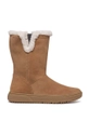 Geox buty zimowe zamszowe dziecięce THELEVEN WPF J46HYA.00022.28.35 brązowy AW24