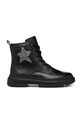 Geox ghete din piele pentru copii KIDDARTAH J46MGA.085EW.28.35 negru AW24
