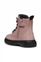 Geox ghete din piele pentru copii KIDDARTAH roz B465YA.085EW.20.23