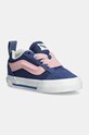Vans tenisówki niemowlęce Knu Skool Elastic Lace tekstylny niebieski VN000D0K5TU1