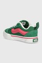 Dziewczynka Vans tenisówki dziecięce Knu Skool Elastic Lace VN000D0KBOC1 zielony