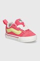 Vans tenisi copii Knu Skool Elastic Lace piele întoarsă roz VN000D0KDFE1