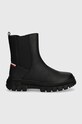 Tommy Hilfiger sztyblety dziecięce T3A5.33599.35.40 czarny AW24